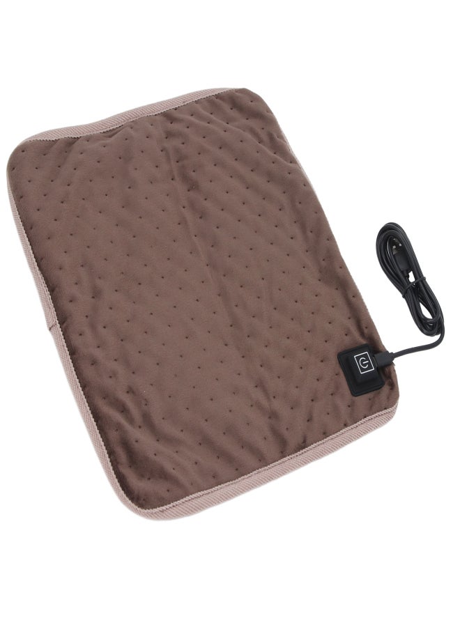 Heated Blanket Electric Throw USB 5W Soft Synthetic Fiber 3 Gear Electric Heating Blanket with 5ft Cable for Keeping Warm in Home Office - Image 2