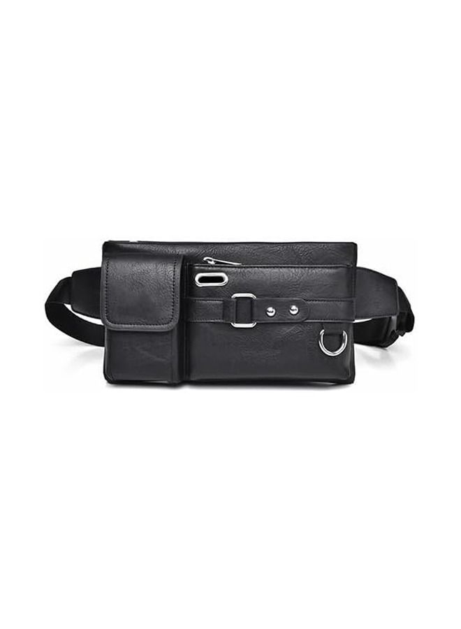 Travel Shoulder Belt Pouch (Black) - Image 1