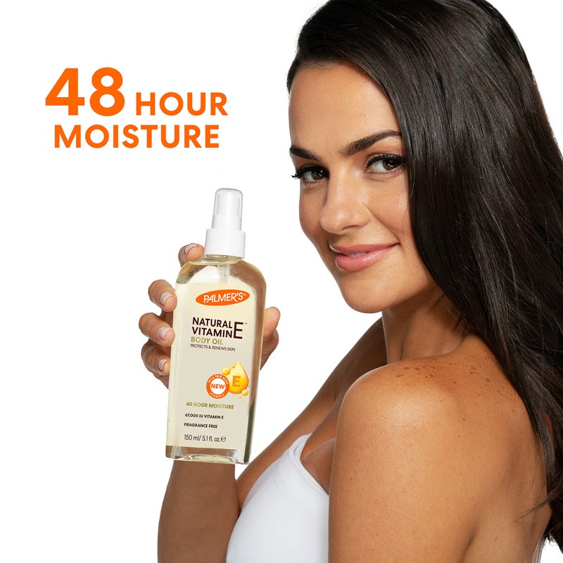 PALMER'S زيت الجسم متعدد الأغراض بفيتامين E من بالمرز، 5.1 أونصة - Image 4