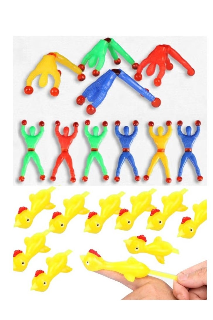 20-Pieces Wall Climbers Toys Stress Relief Toys - Image 1