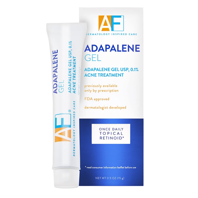 AcneFree Acne Free Adapalene Gel 0.1%, Once-Daily Topical Retinoid Acne Treatment, Dermatologist Developed, Unclogs Pores and Clears Acne, Prevents and Improve Whiteheads and Blackheads, 0.5 Ounce  - Image 1