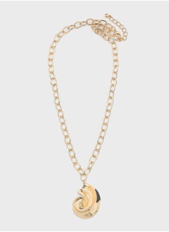 Ginger Shell Pendant Necklace  - Image 1