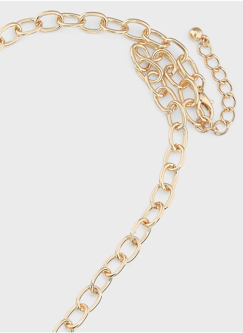Ginger Shell Pendant Necklace