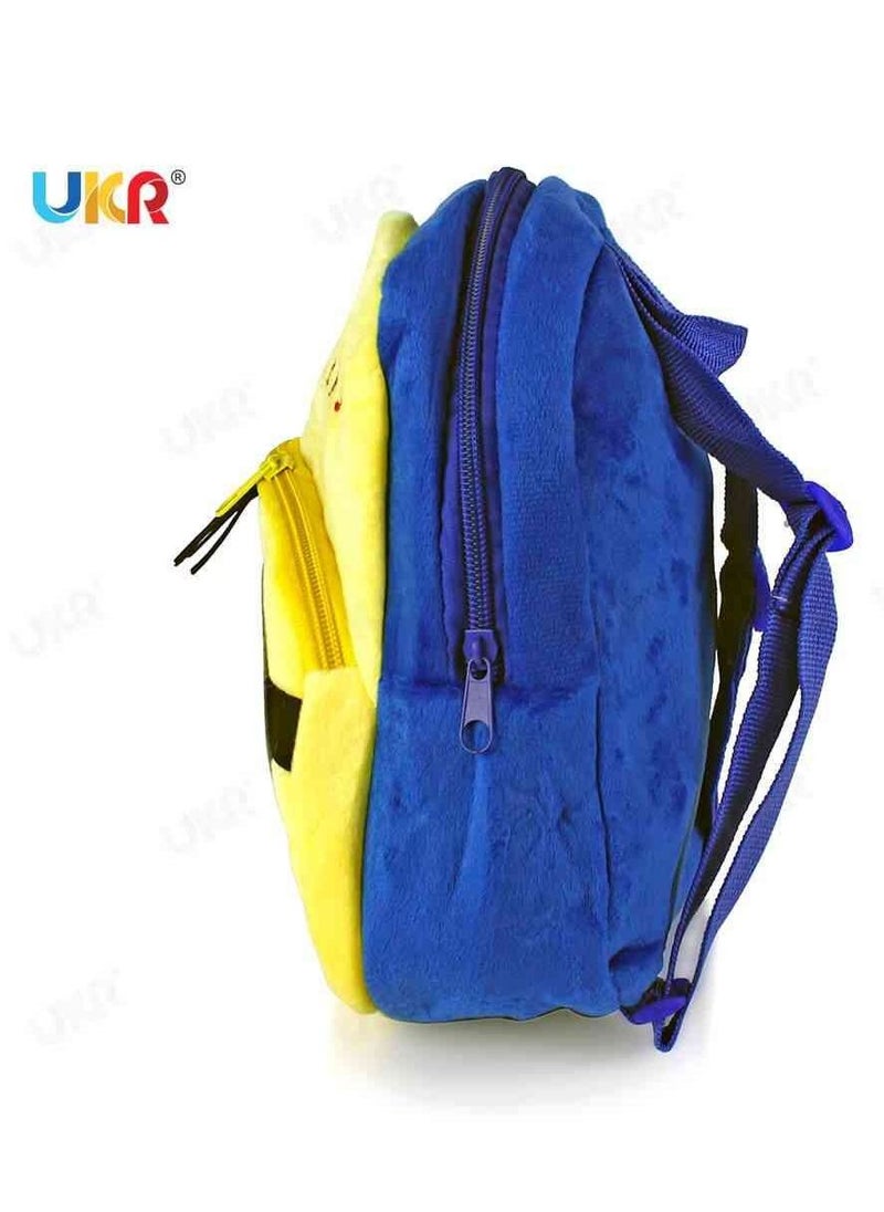 UKR - UKR Kids Minions Plush Backpack – Soft & Adorable Mini Bag for Toddlers, Preschool & Playtime, Cute Cartoon Character School Bag for Boys & Girls - Image 1