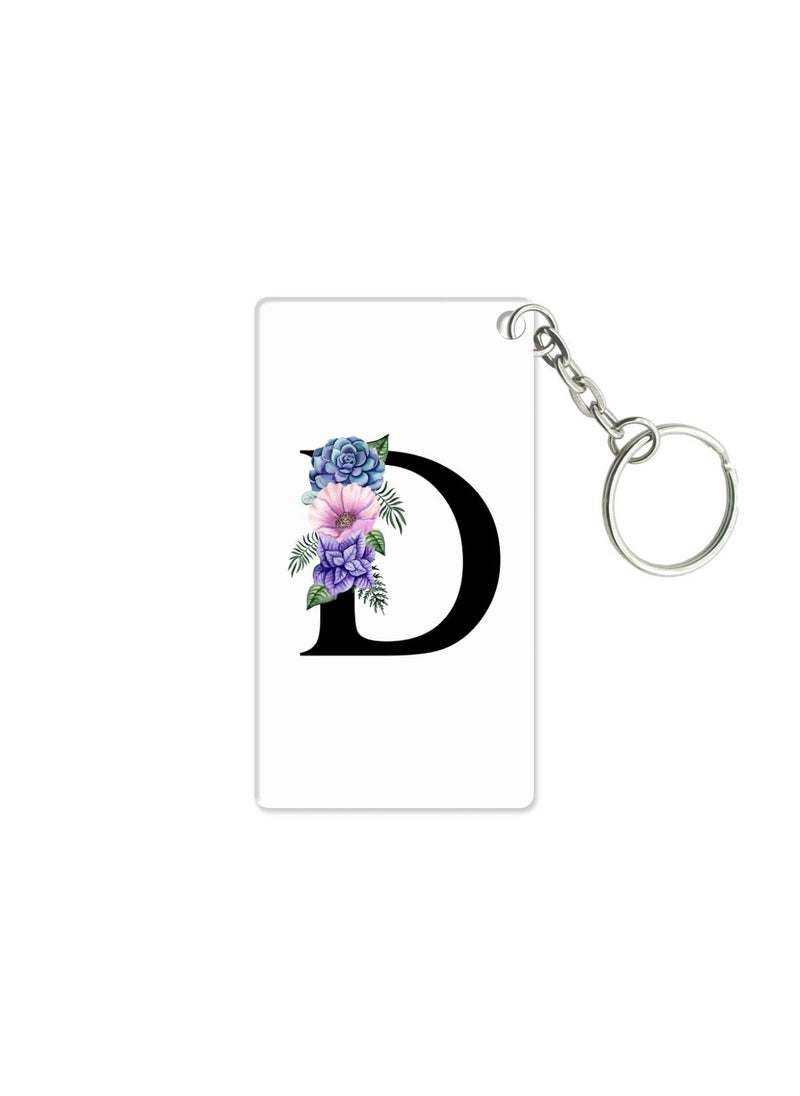 PRINTSHOP4ME - Acrylic Alphabet A-Z Initial Letter Keychain for Women Bag Charms Purse Charms For Handbags Pendant Key Ring for Purse Handbags Women Girl Key Ring for Backpack - Image 1