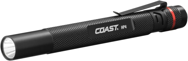 Coast COAST HP4 100 Lumen LED Penlight with BULLSEYE Spot Beam Batteries Included  - Image 1