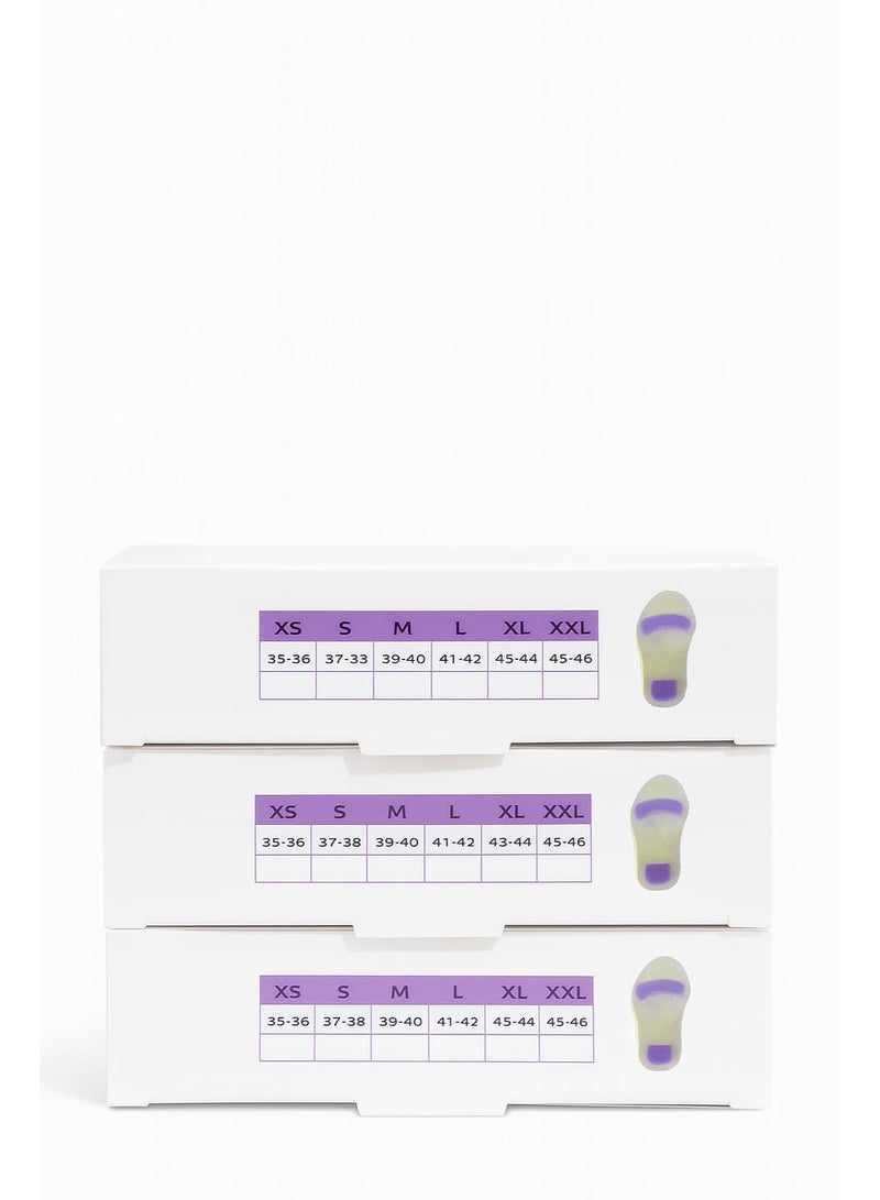 فرش حذاء سيليكون طبي كامل الطول مقاس M (39–40) – امتصاص صدمات وراحة طوال اليوم - Image 1