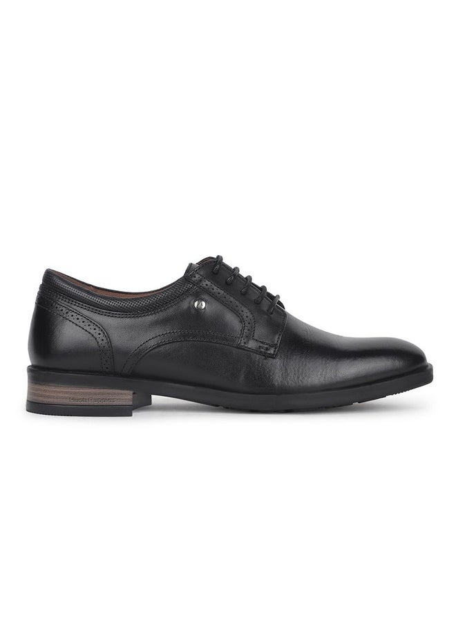 Hush Puppies - Hush Puppies Men's Wolfhound PT Oxford Black Leather (8246189) - Image 1
