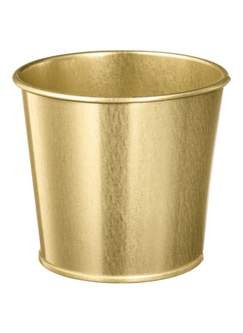 Plant pot brass-colour 9 cm