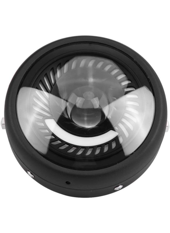 klarako 6.5inch Front Motorcycle LED Headlight Headlamp Bulb with Cold White Light Universal 3 Lamp Beads(One Lamp Beads)