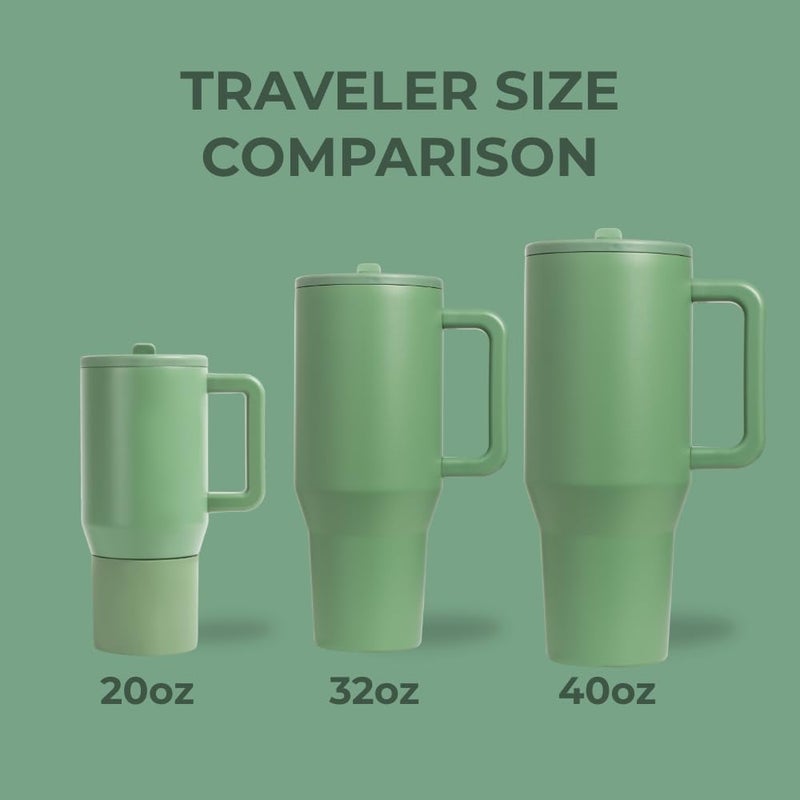 HydroJug Traveler (32oz): Sage - Image 3