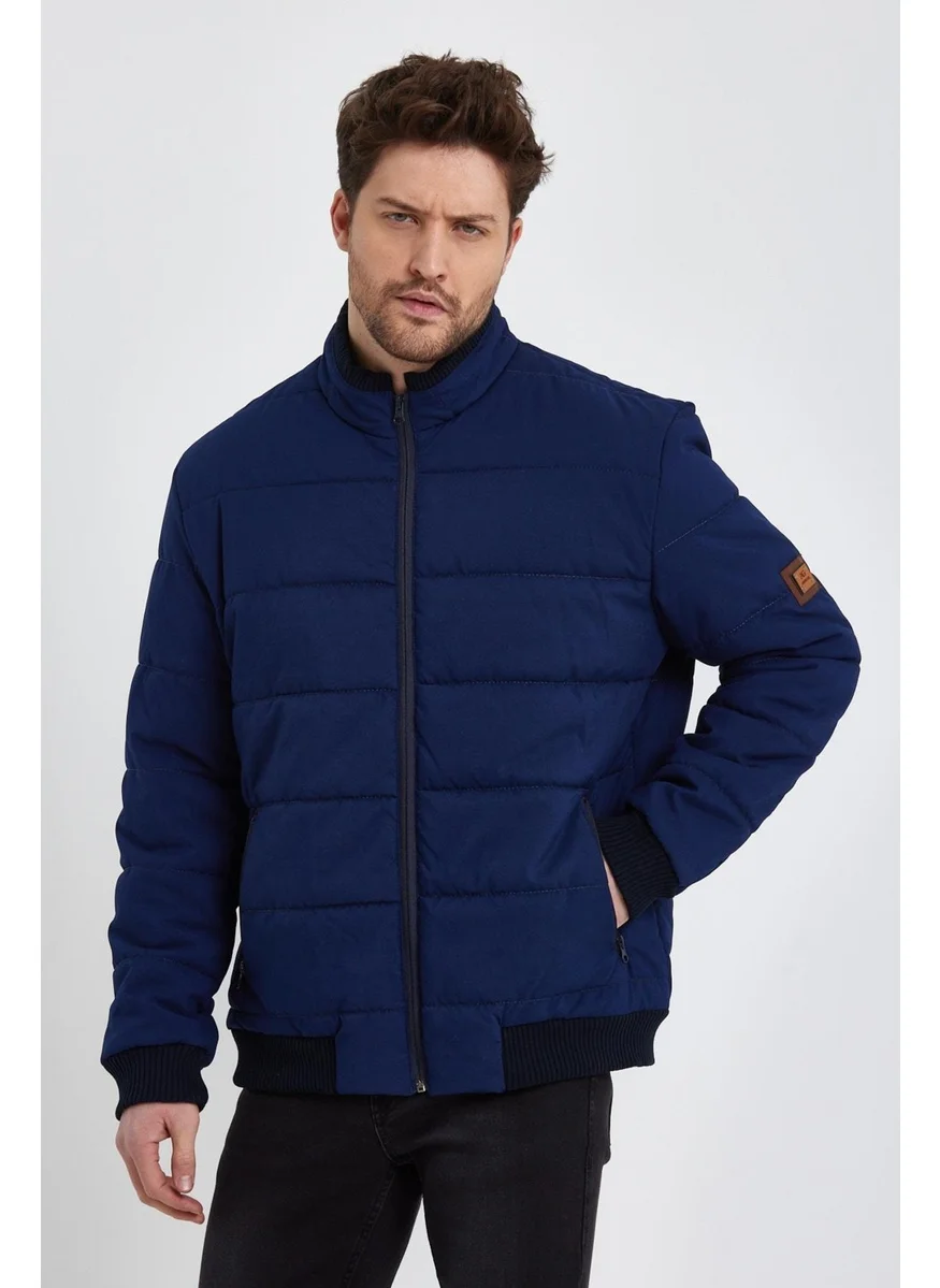 Alexander Gardi Stand Collar Quilted Coat (E22-62400)