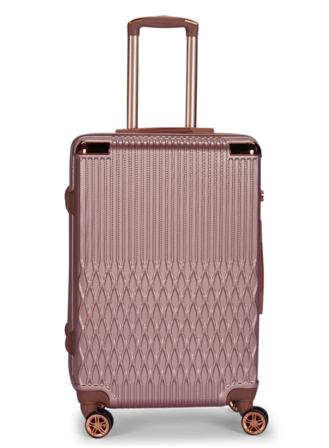 LIMRA Luggage set 5 pieces travel Bags with a distinctive design from limra rosegold