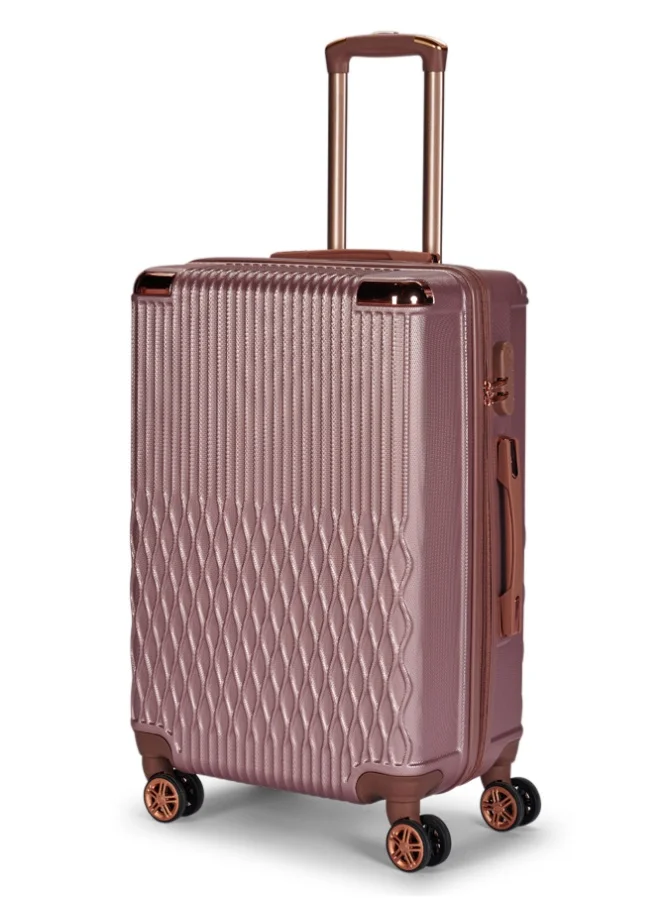 LIMRA Luggage set 5 pieces travel Bags with a distinctive design from limra rosegold