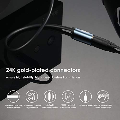 MillSO 3.5mm Headphone Extension Cable (6.6 Feet) TRRS 3.5mm Male to Female Stereo Audio Jack Extension Adapter Auxiliary AUX Cord for Headphones, Earbud, Speaker, Car Stereo, Home HiFi System - Image 3