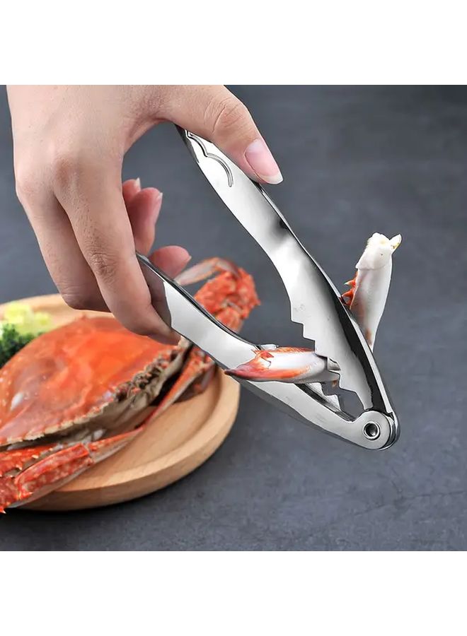 Crab Clamps 8pcs 304 Stainless Steel Crab Eating Tool Set For Household - Image 2
