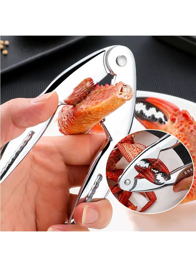 Crab Clamps 8pcs 304 Stainless Steel Crab Eating Tool Set For Household - Image 1