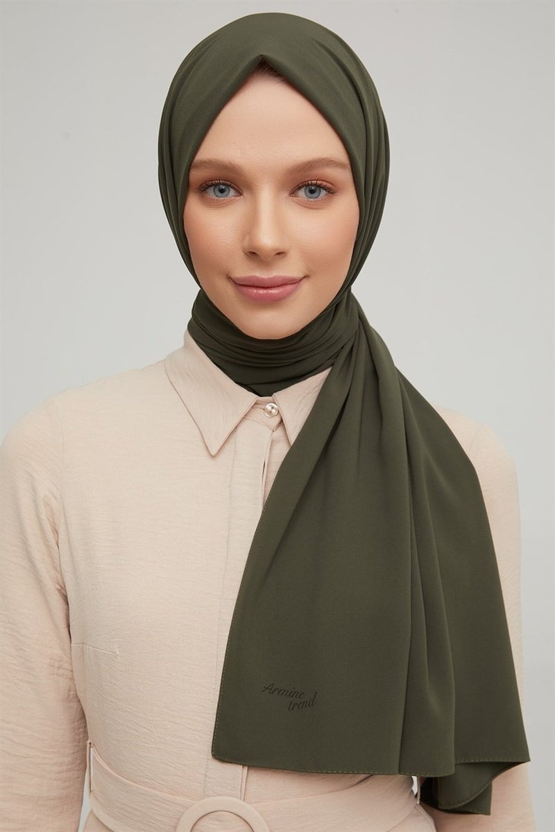 Armine Trend Medina Silk Shawl 70X200 - Khaki 