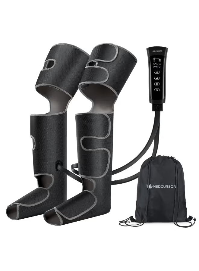 Medcursor Air Compression Foot Massager Promotes Blood Circulation, Relieves Fatigue & Relaxes Body and Mind Suitable for the Elderly & Young People The Perfect Gift for Parents and Loved Ones. Give Your Legs a Soothing and Relaxing Experience. - Image 1