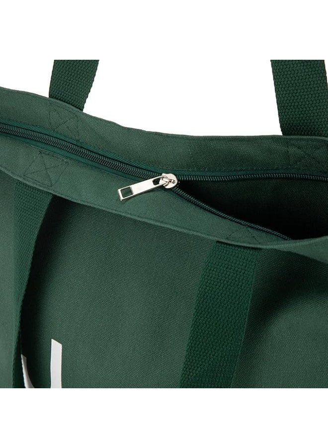 Holborn Classic Cloth Bag - Green - Zipper Cloth Bag - Image 2