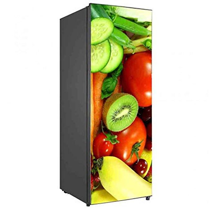 FRIDGE SKIN FULLY WATERPROOF VINYL STICKER WALLPAPER WARP DECALS LARGE SIZE 160 CM X 60 CM FRS2065