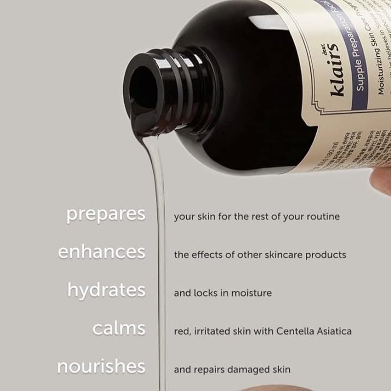 DearKlairs Supple Preparation Facial Toner, 180 ml - Image 2