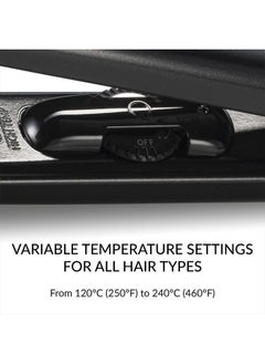 Karmin G3 Pro Professional Tourmaline Ceramic Hair Straightener / Styling Flat Iron / 460F / Straighten, Curl, Wave, Heat Matt & Carrying Case, Black (KMG3B)  - Image 4