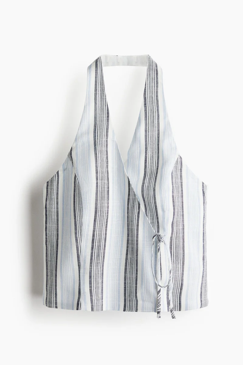 H&M Wrap halterneck top