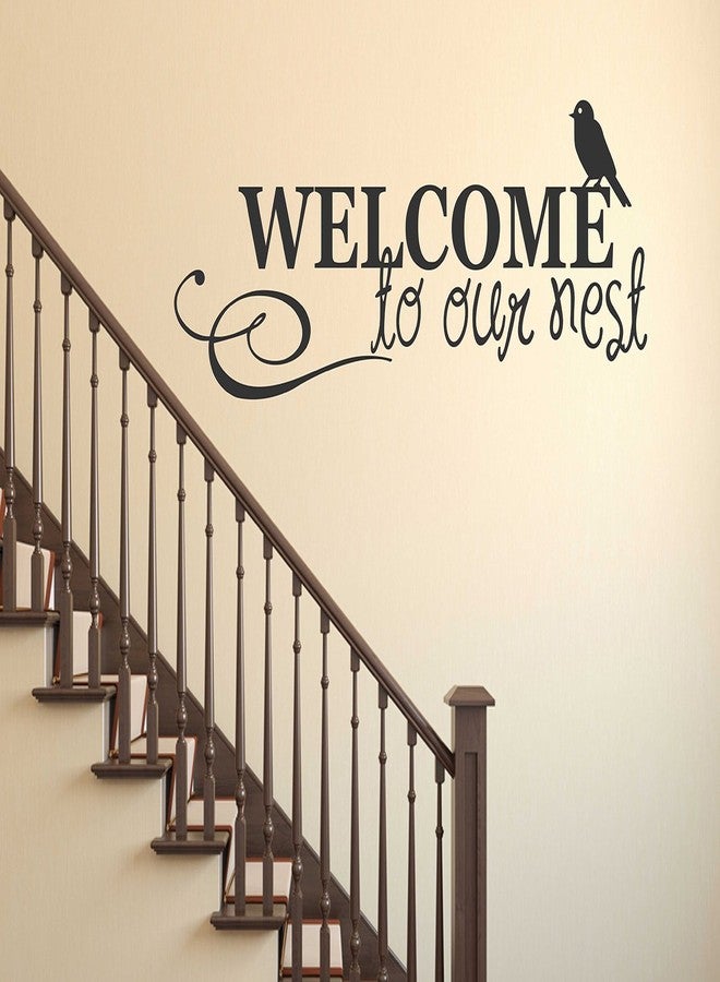 LANS WALLSTICKY Welcome to Our NEST Sticker for Wall Decoration - Image 1