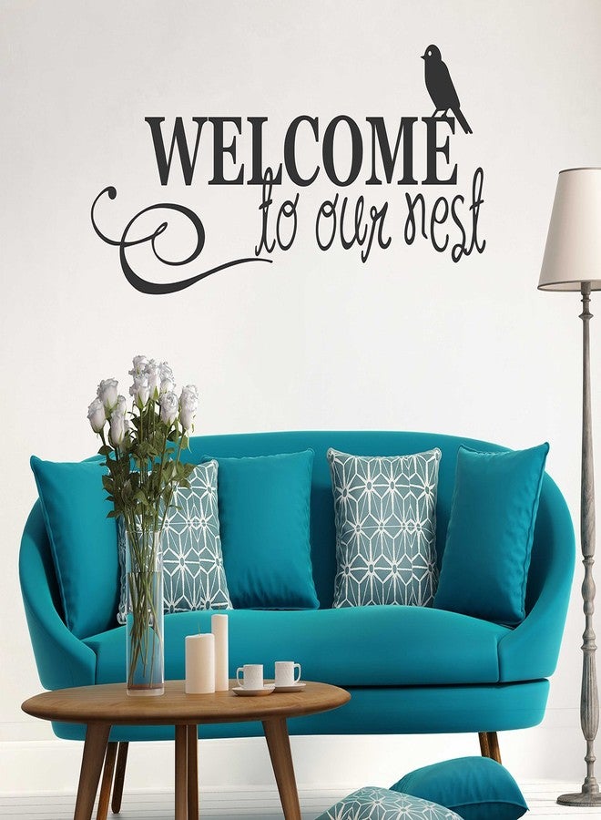 LANS WALLSTICKY Welcome to Our NEST Sticker for Wall Decoration - Image 2