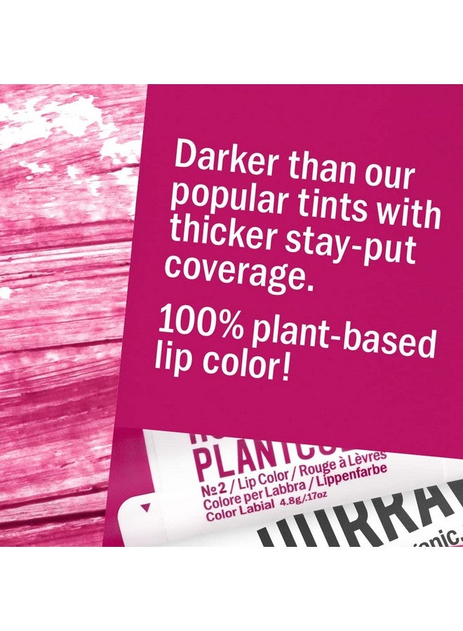 Hurraw! Plantcolor Lip Color No. 2: Red/Purple Shade. Highly Pigmented. First Of It’S Kind. 100% Plant Based. Tinted Balm And Lipstick Alternative. Vegan Natural. Easy Apply. Buildable. Made In Usa - Image 3