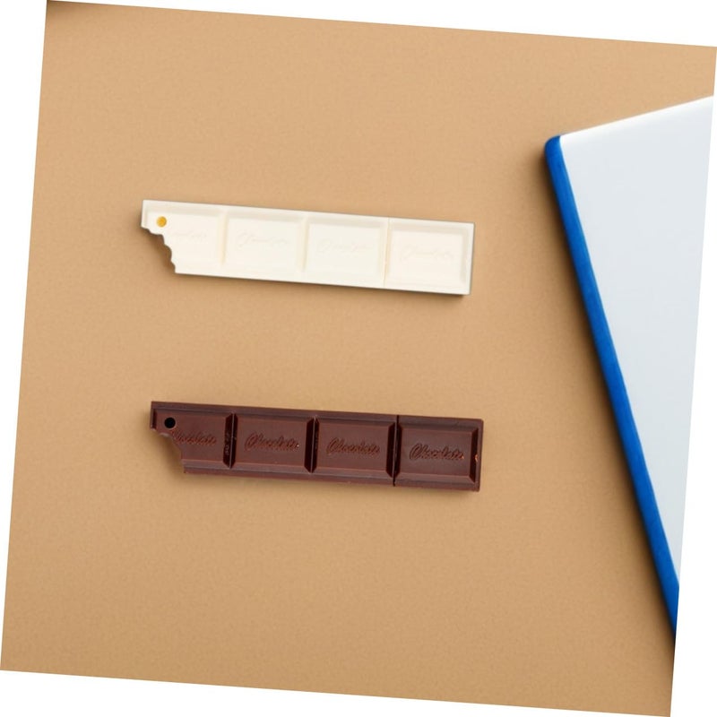 6Pcs Cartoon Chocolate Shape Ballpoint Pens Set Fun Creative Gel Ink School Office Supplies - Image 5