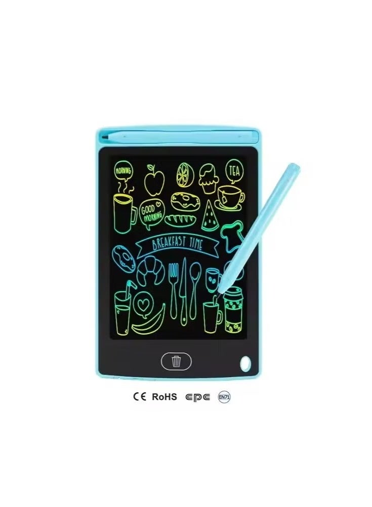 LCD Writing Tablet for Kids & Adults – 8.5-Inch Colorful Drawing Board with Stylus – Reusable Digital Doodle Pad for Learning, Drawing & Notes - Image 1