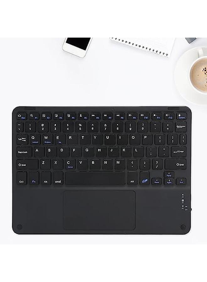 erorex Touch Keyboard External Keyboard Wireless Keyboard For Laptops For Tablets For Smartphones Black - Image 3