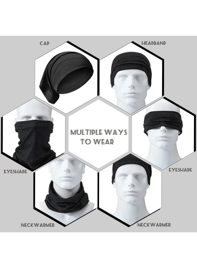 ساتينور 6 قطع من غطاء دريدلوك من الإسباندكس من ساتينور، أنبوب دريدلوك للجنسين، أربطة دريدلوك مرنة للشعر الطويل، أغطية رأس، أقفال أغطية الرأس، عصابات رأس لإكسسوارات دريدلوك، 6 ألوان (لون داكن) - Image 5