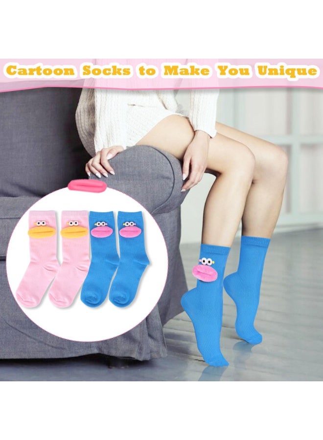 NajmStyle Funny Crazy Socks 2 Pairs Novelty Cartoon Socks for Boys and Girls, Colorful and Cute, Perfect for Gag Gifts, Party Favors, Birthday Presents, and Fun Everyday Wear - Image 5