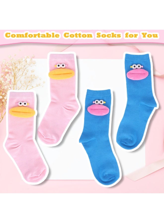 NajmStyle Funny Crazy Socks 2 Pairs Novelty Cartoon Socks for Boys and Girls, Colorful and Cute, Perfect for Gag Gifts, Party Favors, Birthday Presents, and Fun Everyday Wear - Image 4