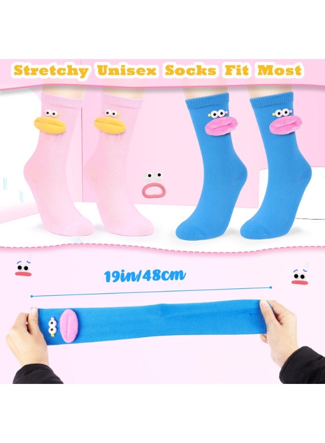 NajmStyle Funny Crazy Socks 2 Pairs Novelty Cartoon Socks for Boys and Girls, Colorful and Cute, Perfect for Gag Gifts, Party Favors, Birthday Presents, and Fun Everyday Wear - Image 2