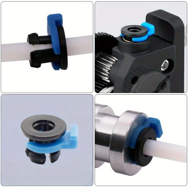 Blue Black 4pcs Bowden Tube Claw Buckle Collet for Printer Extruder Hotend - Image 4