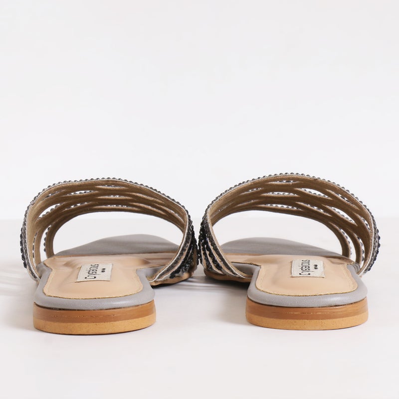 Crystalicious Aarna 2.0 Rhinestone Flats Handcrafted by Artisticas Cruelty-Free Glamour for Day-to-Night Elegance - Image 5