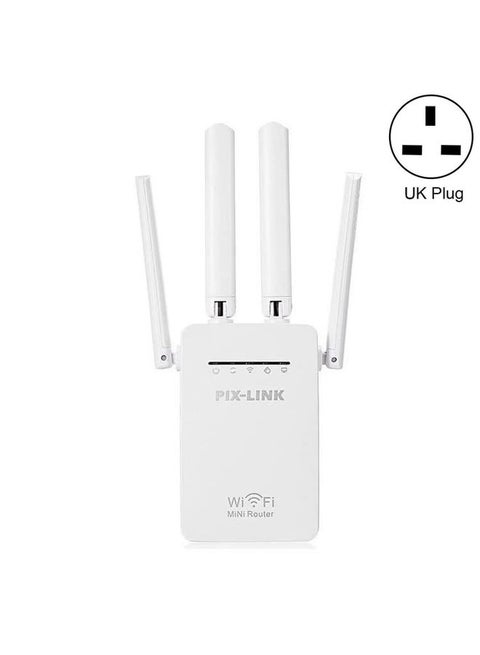 PIX-LINK LV-WR09 300Mbps WiFi Range Extender Repeater Mini Router(UK Plug)
