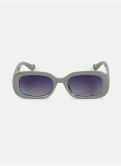 Haute Sauce Polarized Full Rim Rectangle Sunglasses For Women  - Image 1