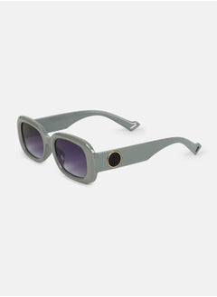 Haute Sauce Polarized Full Rim Rectangle Sunglasses For Women  - Image 5