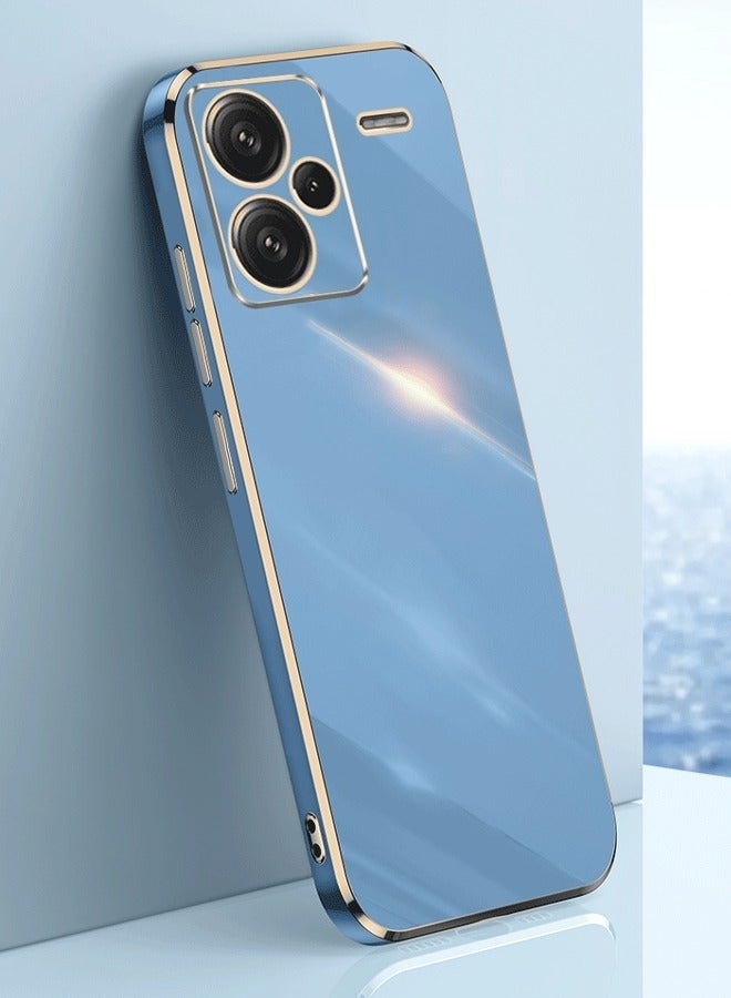 Back Case Cover for Xiaomi Redmi Note 13 Pro Plus 5G Back Cover | Gold Electroplating Chrome | Raised Edges | Super Soft-Touch | Bumper Back Case for Xiaomi Redmi Note 13 Pro Plus 5G - Image 1