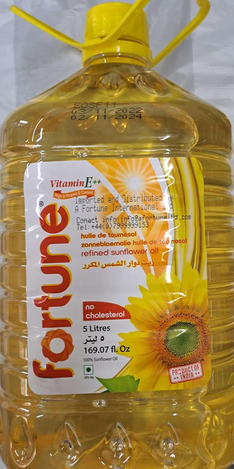 FORTUNE Refined Sunflower Oil 5 Liters - Image 2