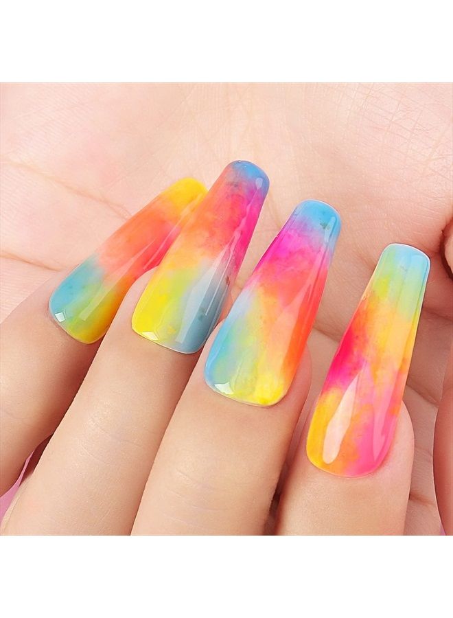 AIMEILI Soak Off U V LED Hot Pink Gel Nail Polish - Neon Peachy Pink (056) 10ml - Image 4