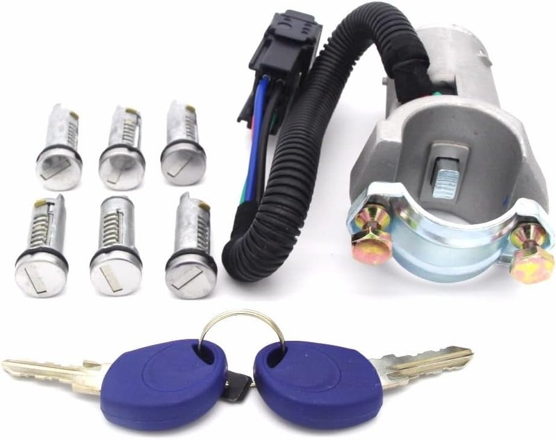 DEMULAX Ignition Switch Barrel Door Lock Set for IVECO - Image 2