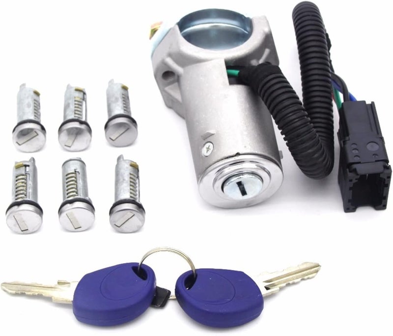 DEMULAX Ignition Switch Barrel Door Lock Set for IVECO - Image 1