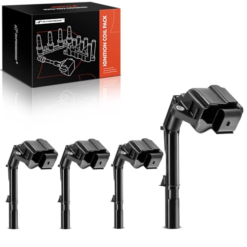 A-Premium حزم ملف الإشعال A-Premium من 4 L4 2.0L متوافقة مع إنفينيتي Q50 و Q60 و مرسيدس-بنز C300 C350E CLA250 و E300 و GLA250 GLC300 و SLC300 SLK300 و ميتريس و المزيد - Image 1