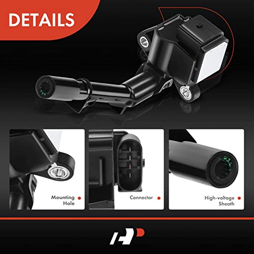 A-Premium حزم ملف الإشعال A-Premium من 4 L4 2.0L متوافقة مع إنفينيتي Q50 و Q60 و مرسيدس-بنز C300 C350E CLA250 و E300 و GLA250 GLC300 و SLC300 SLK300 و ميتريس و المزيد - Image 5